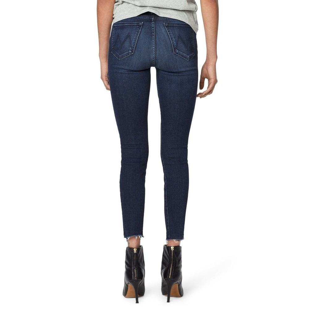 Mother Denim High Waist Looker Ankle Fray Skinny Tongue In Chic NWT 24, 26 $228 - Picture 3 of 16
